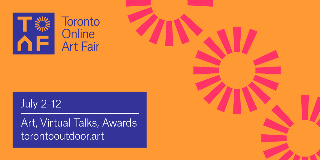 #TOAF59 is back this July 2-12 and has moved online!
Check out the artists &amp; makers, our special programming and family fun at torontooutdoor.art! 

#supportartists #arttalks #studiotours #familyfun #artfair #artevents #torontoart #toronto