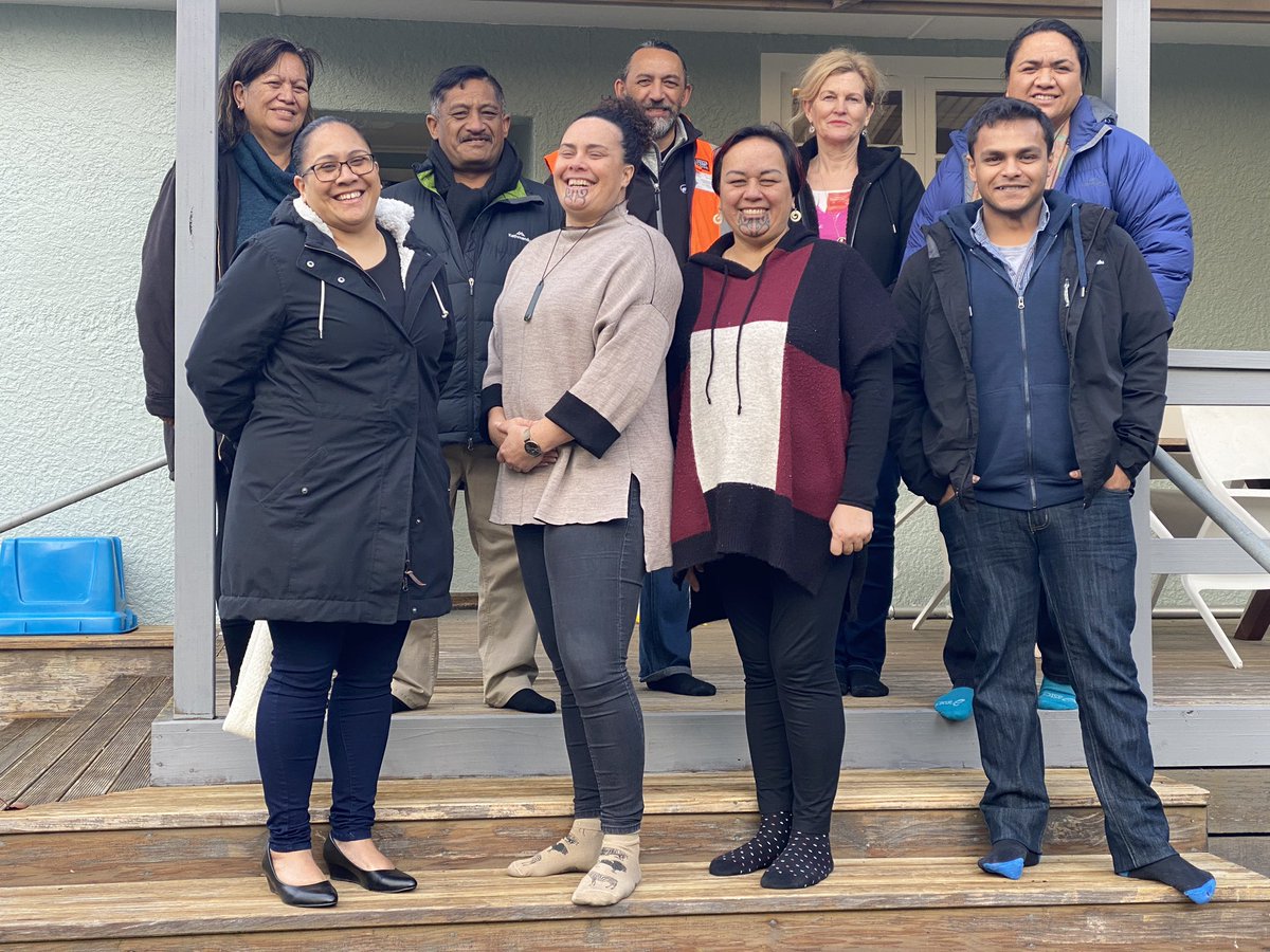 diginclusionNZ's tweet image. It wasn’t all just fun and games with @NgaRauruKitahi today (despite the grins). Plenty of insights too - a big shout out to Leonie Matoe &amp;amp; the team for having us (&amp;amp; to UX researcher Deshan Gamage for nailing his pepeha (front row, far right). #GreatWorkDay #DigitalInclusionNZ