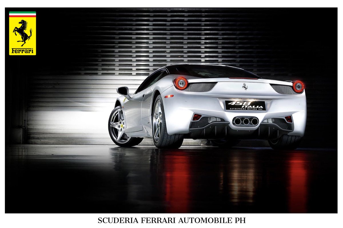 SFAutoPH's tweet photo. A new adventure awaits with the #Ferrari458Italia. @ Kyleligsay

The model’s sporty dynamism and agile forms never infringe on ultimate comfort and style. #Ferrari https://t.co/yRdEs2zbRL