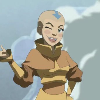 first & most obviously, her appearance. ty lee has big grey eyes, similar in shape + color to aang’s. unlike every other fire nation character we see, her hair is brown (like jinora in lok) and not black. it’s also rumored her identical sister played aang in the ember island play