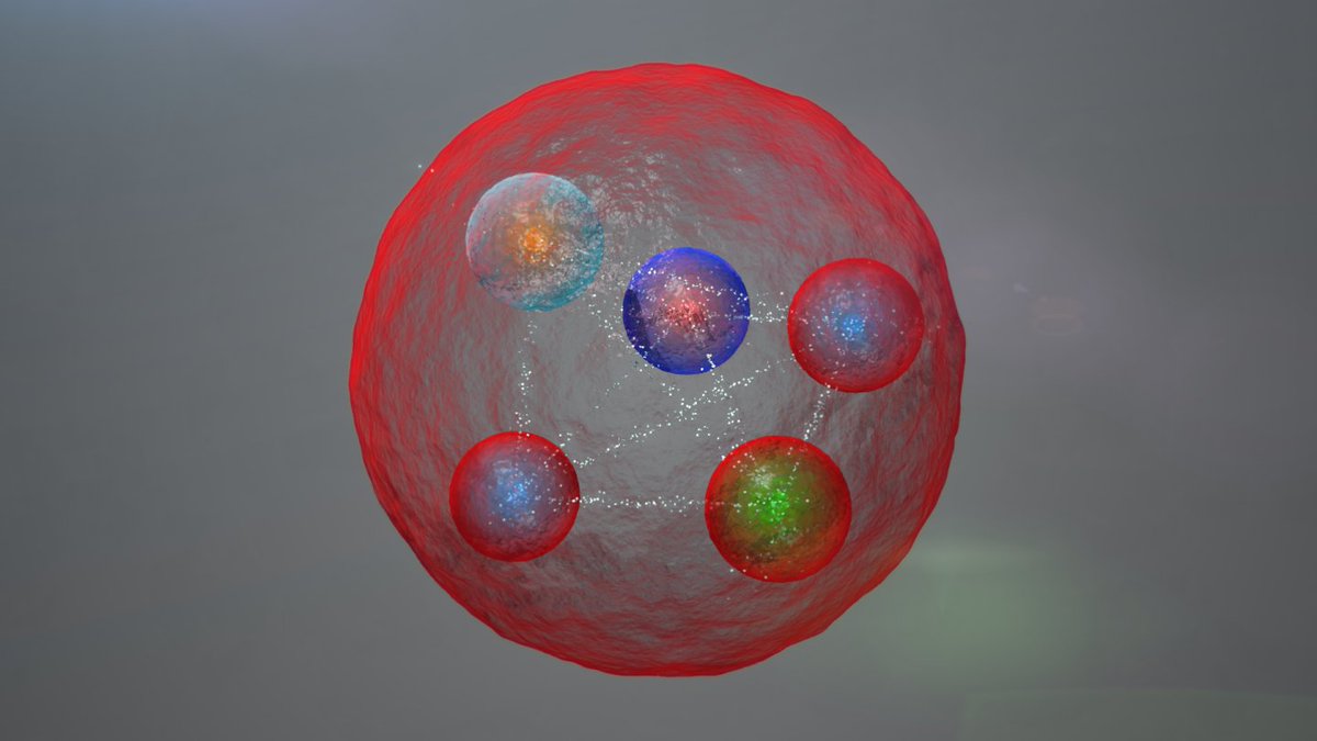 But in 2003, Belle observed an unexpected state called the X(3872) that is likely composed of four quarks. In 2015 LHCb even observed states with five quarks. Since then the debate is raging about what their structure is. Are they compact objects like a proton?