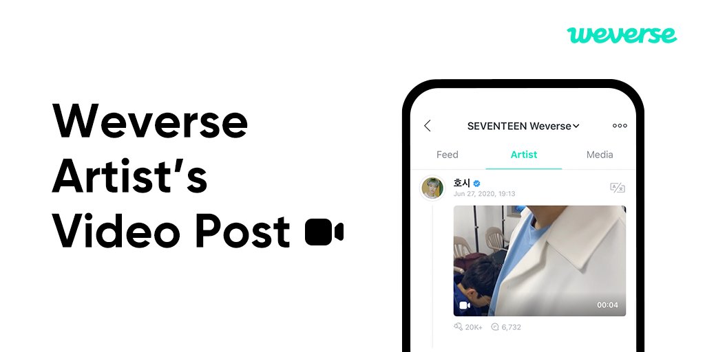 How about staying in touch with your favorite artists through videos?🤔 Now the artists can upload their videos on #Weverse. Stay tuned for exciting stories to be shared by the artists!🙌 Talk & Share on Weverse 👉weverse.onelink.me/qt3S/5ddd895c 💡 Please update to the latest version