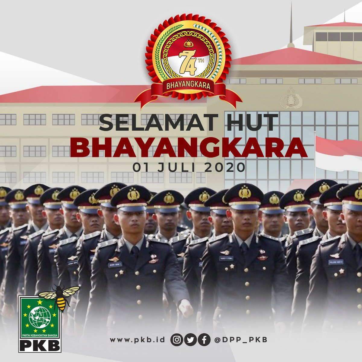 Selamat HUT Bhayangkara .. semoga Terwujud negeri aman, ekonomi lancar dan ibadah nyaman