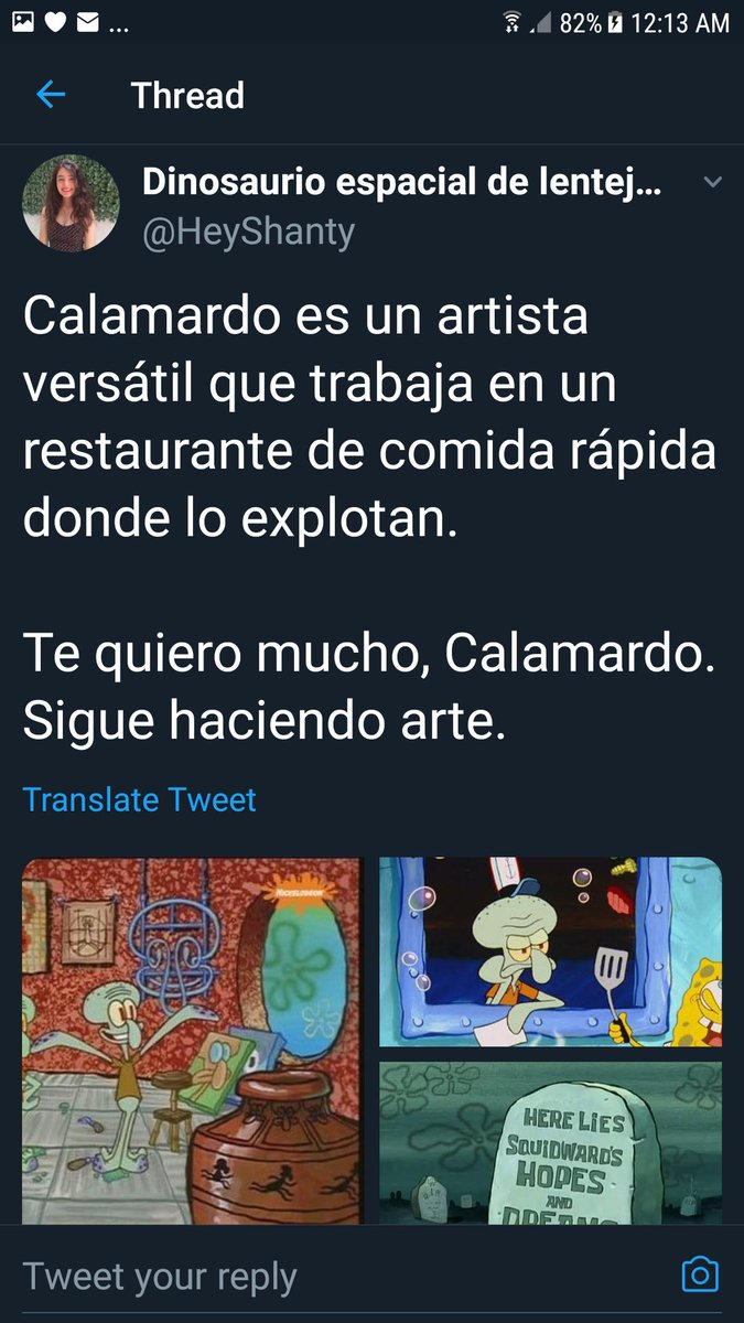 rataverde44's tweet photo. Yo creyendo que twitter no me iba a gustar y encuentro gente que debate sobre el artstyle de Calamardo https://t.co/bWByaQJmd6