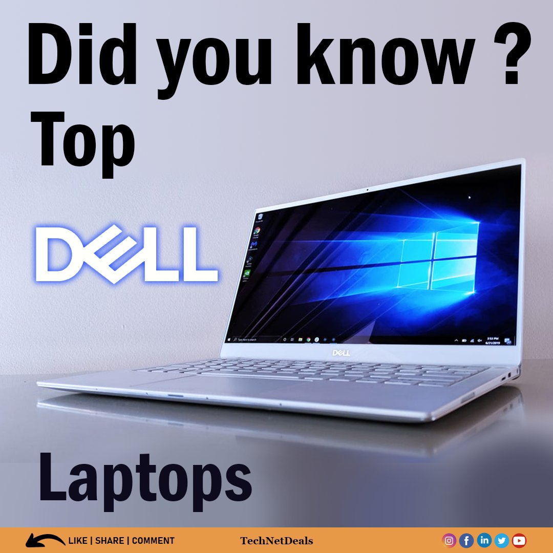 TechNetDeals's tweet photo. We all know that Dell Laptops are one of the Best Laptops that you can get in India. But the problem is that only a few people know about them.
Here are #BestDellLaptops that you might find Intriguing.
https://t.co/WxlQ9SvBQx
#today #dell #bestlaptops #delllaptops #technetdeals https://t.co/9pcLNwrZ0R