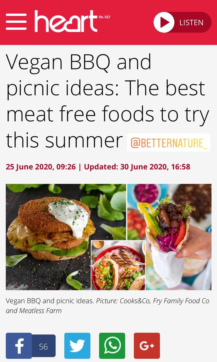 The ultimate #veganbbq wouldn’t be complete without <a href="/betternature_/">Better Nature Tempeh</a> Organic Tempeh Rashers now would it? #PR secured in <a href="/thisisheart/">Heart</a>.  5.3million unique users per month and a direct link to purchase the product. Lovely job. heart.co.uk/lifestyle/vega…