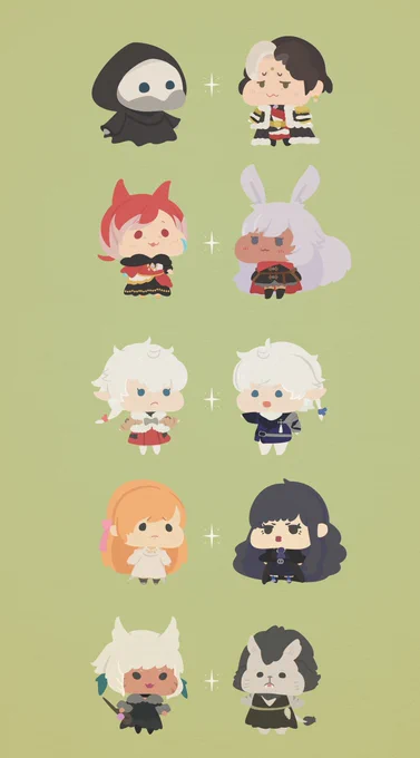 指パッチンする人のホッペタ追加しました
#FF14 #お昼休みの息抜き 