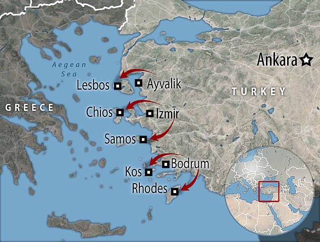 Der europäische Zaun der Schande. Die deutsche EU-Ratspräsidentschaft beginnt heute und zeitgleich will #Griechenland bis August im Mittelmeer vor #Lesbos eine 3km lange und 1m hohe schwimmende Barriere gegen Bootsflüchtlinge errichten.