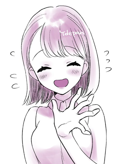 無個性ちゃんは指の第一関節がめっちゃ曲がるのが特技でたまに「こんなの面白くないでしょ～」って照れ笑いしながら披露してくれる #オリジナル 