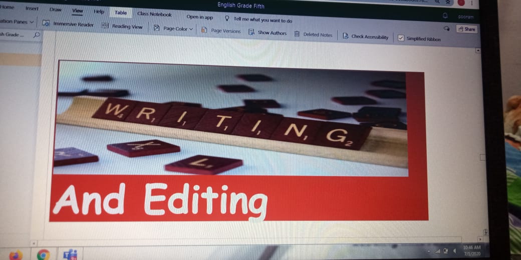 meenaks09023755's tweet photo. #remotelearning session @English in grade V #summarywriting #editing very intractive and engaged #spellings #queries Thanks @PoonamR74467203 for care and love @RiseUp4SDGs @MicrosoftEDU A huge respect @pkdhillon08 @harpreetmehta23 @shardapullabha2 @jaspreet98155 https://t.co/pmjctrCYdF
