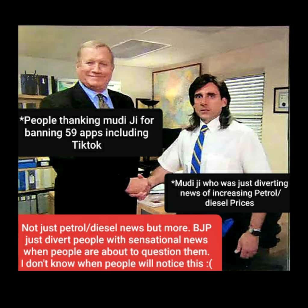 Itz_nabeel's tweet image. #TiktokBannedInIndia
#FuelPriceHike 
#ModiBlockedChiniApps #BJPBetraysOurJawans