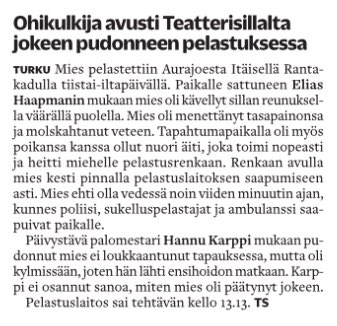 pasi_aakula's tweet photo. Taas yksi pelastunut, kiitos pelastusrenkaiden #elämänturva https://t.co/uTP96QxZwt