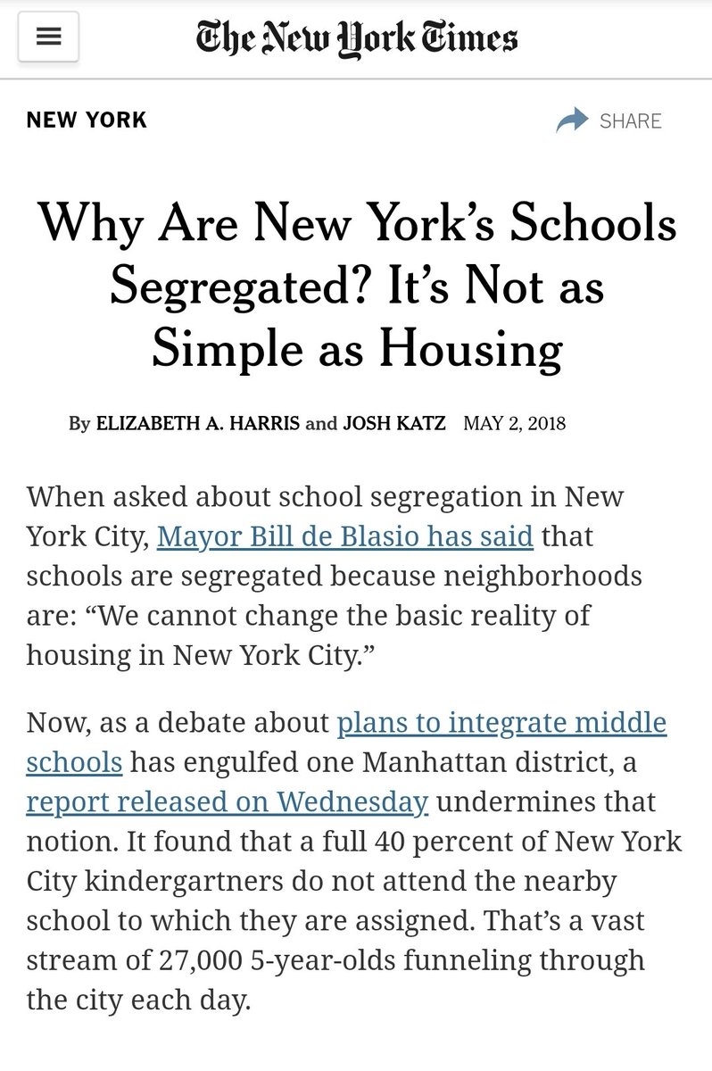 @CowboyPhilosph1 @LeftyCosta @jmdobbscapital @joemac1114 @1776Stonewall Funny how no one notices the north nyc still has segregated schools while the south does not...