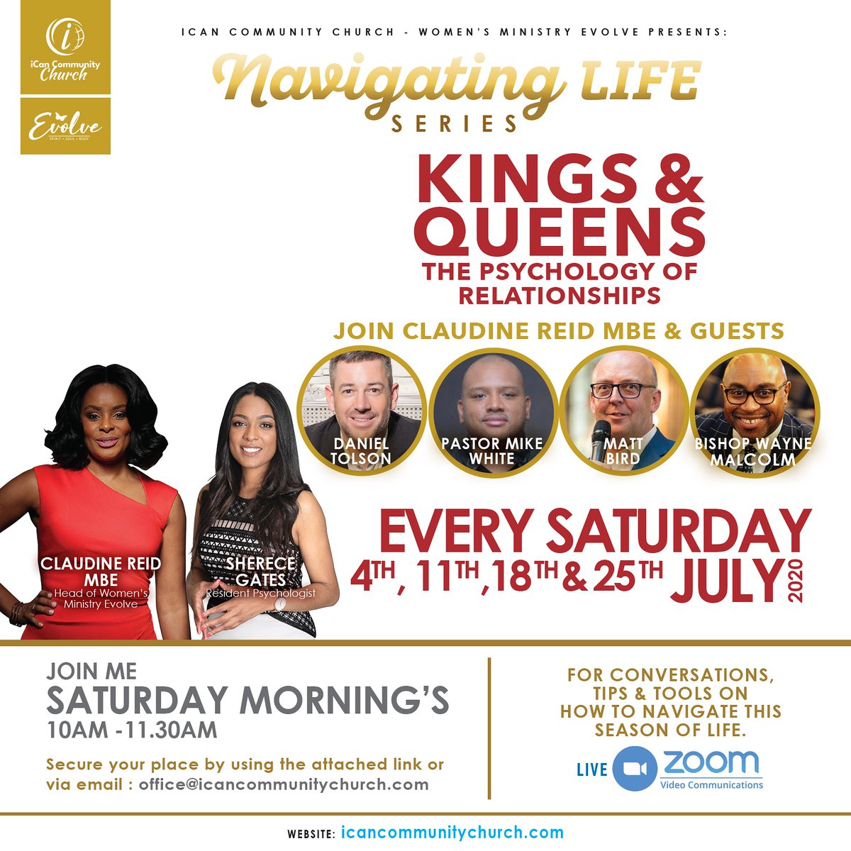Claudine Reid MBE (@claudinereid1) on Twitter photo Connect with us this Saturday coach <a href="/DanielTolson1/">DanielTolson</a> will be sharing key insights about emotional intelligence #EmotionalIntelligence #KingsandQueens Connect with us this Saturday coach <a href="/DanielTolson1/">DanielTolson</a> will be sharing key insights about emotional intelligence #EmotionalIntelligence #KingsandQueens
