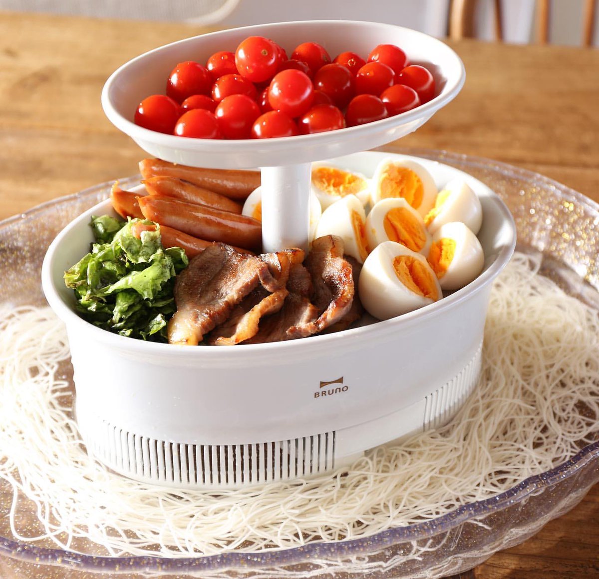 Bruno Enjoy みんなで囲めるそうめんパーティ 夏のテーブルを涼しく華やかに演出してくれる ファミリーサイズの流しそうめん グランデ サラサラ流れる水が涼しさをより演出してくれますよ Bruno ブルーノ Brunoがある暮らし Bruno Enjoy みんなで囲めるそうめんパーティ 夏のテーブルを涼しく華やかに演出してくれる ファミリーサイズの流しそうめん グランデ サラサラ流れる水が涼しさをより演出してくれますよ Bruno ブルーノ Brunoがある暮らし