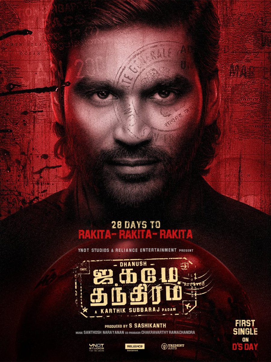 BalajiDhanushVi's tweet photo. International Gangster 💥💥😎😎 #SuruliIsComing #Suruli
#DhanushBdayMonthBegins #JagameThandhiram #Karnan #Dhanush @dhanushkraja
@DhanushFans_TN @aaruksamy @Itz_DFC_ @Dfan_Arun @kaar_the_k_n_r @PeaceBro9533 https://t.co/KsALyXFcV5