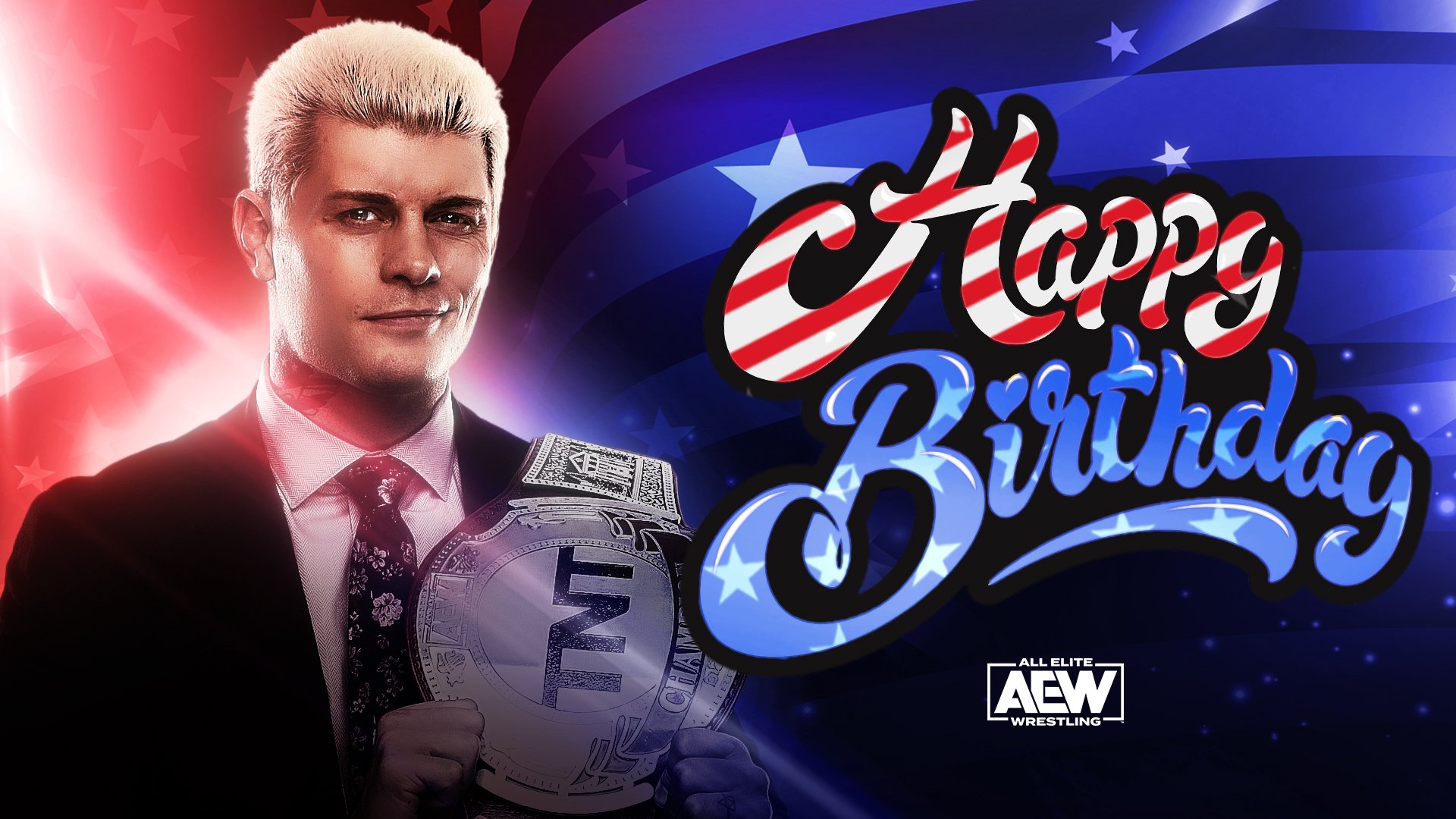 Happy Birthday too you Sir Cody Rhodes    