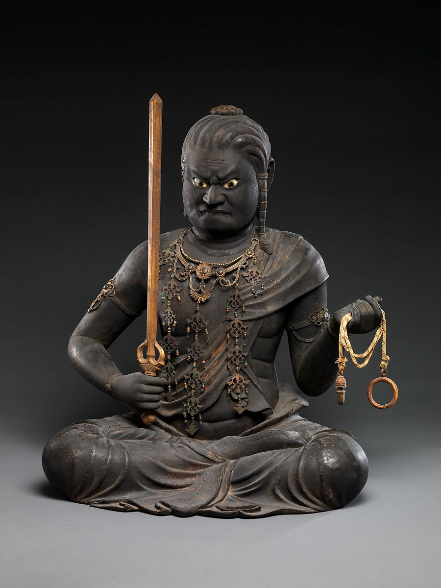 Fudo myoo/Acala is a deity known for protecting Buddha The Samurai after knowing about Buddhist Holocaust, took oath to protect Buddhism by worshiping Acala They Guarded Buddhism for centuries