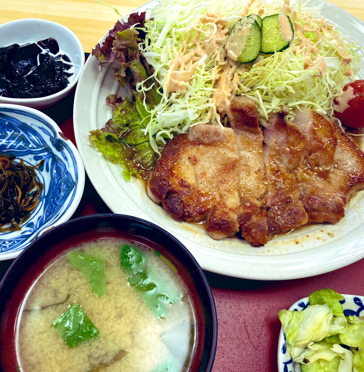 Horie めん丸北上インター店 税込1 100円だけどコスパいいと思う 更科の焼き肉定食 北上市グルメ 更科 北上市
