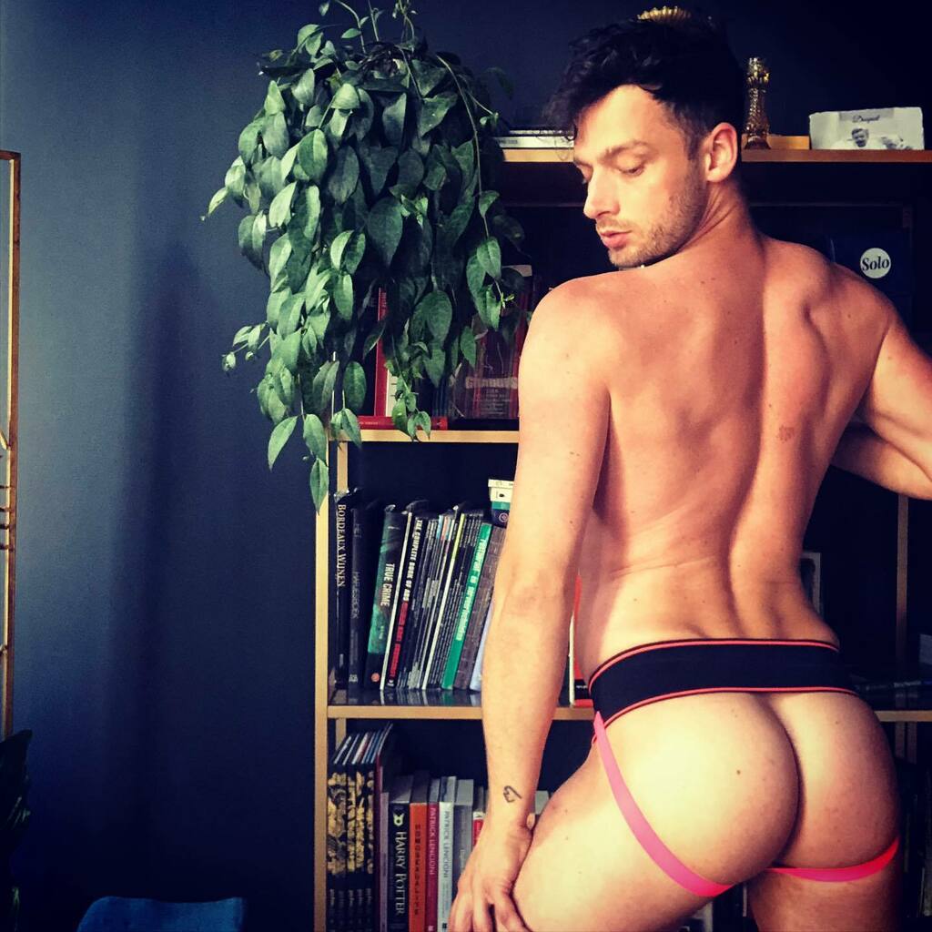 Someone wrote BRING OUT THE JOCK @dmxgear  #GAY #UNDERWEAR #JOCK #ASS #BUM #OUT #STRAPPED @gayunderwearselfie