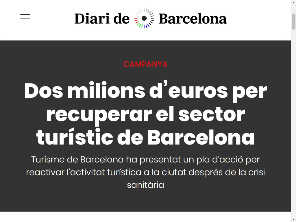 Cap reflexió, cap aprenentatge. Si posen el focus en turisme de proximitat és únicament perquè l'exterior està molt limitat, però continuen utilitzant diners públics per explotar la ciutat al màxim en cada moment
#desturistització #DecreixementTurístic
1/2
diaridebarcelona.cat/w/2-milions-se…