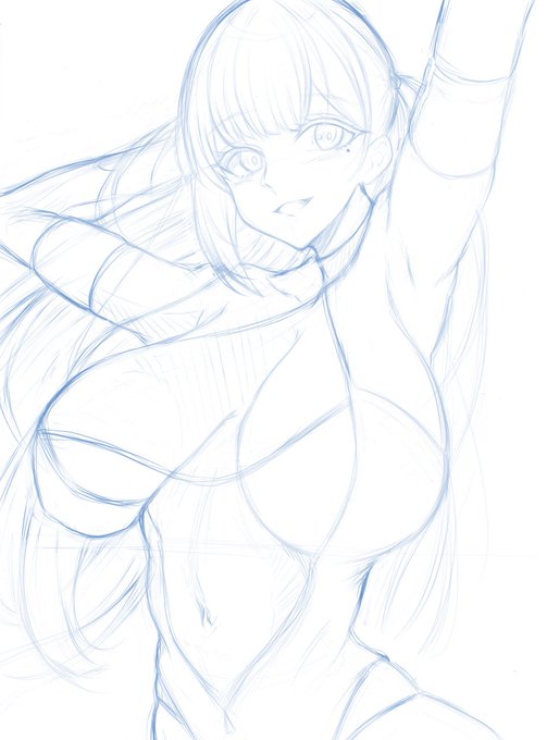 翔鶴雑ラフ
#アズールレーン 