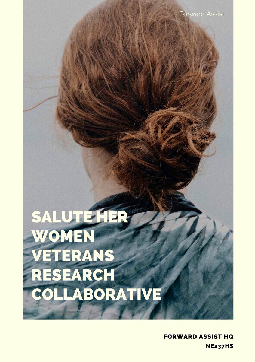 I'll Be Talking About Our Women Veterans Research Collaborative Tonight...Changing The Landscape 👍