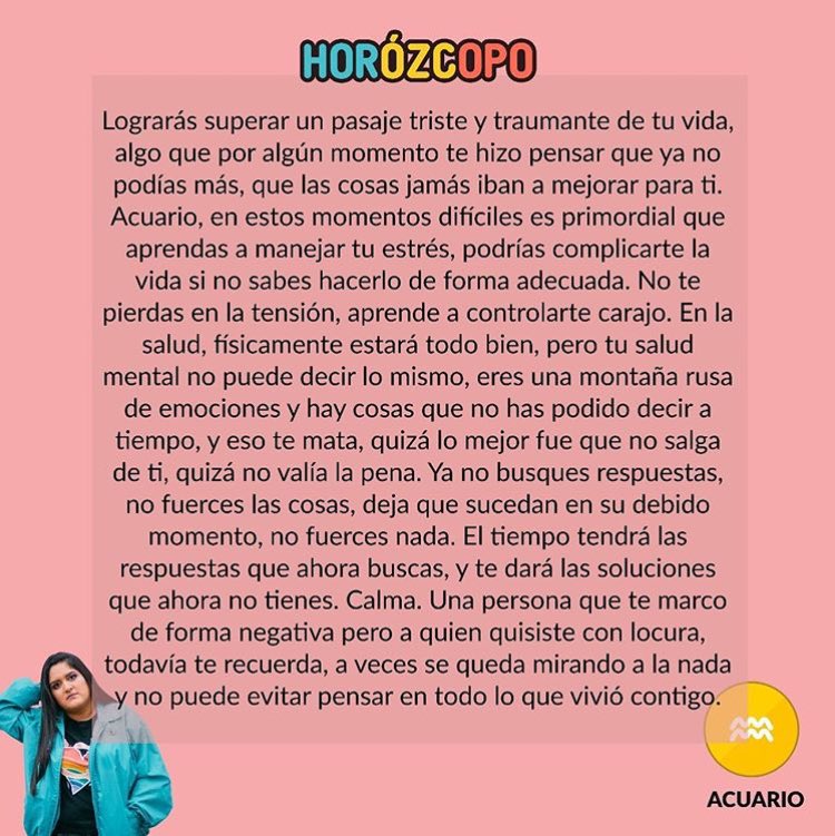 zinosspe's tweet photo. ✨ H o r ó Z c o p o ✨
A C U A R I O https://t.co/tlMq2FhIf9