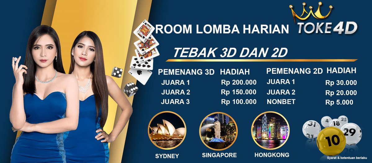Toke4dO's tweet photo. LOTTO21GROUP | TOKE4D WEBSITE TOGEL RESMI TERBAIK

Berikut adalah rincian untuk hadiah hiburan tebak 2D,3D &amp; hadiah non bet yang ada di TOKE4D ...

Bagi yang belum gabung di group silahkan Klik link di bawah ini &amp; ikutin lomba harian yang tersedia  .
https://t.co/lvWYwplEwV https://t.co/B96vxmf0YF