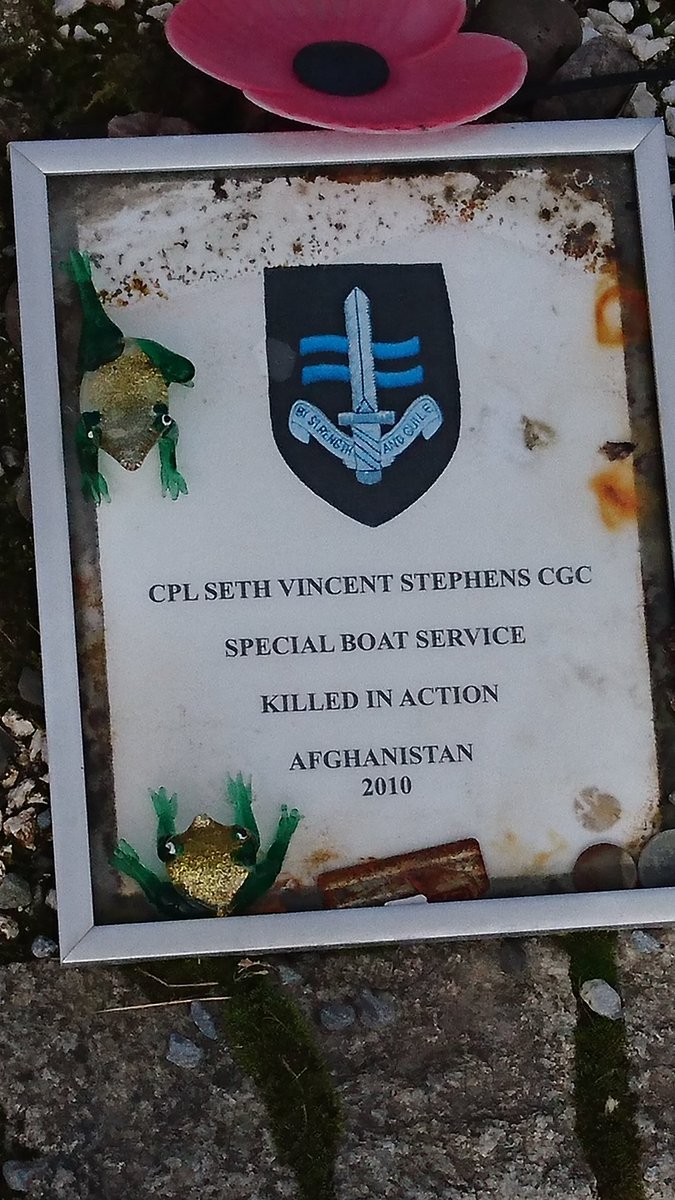 Today in 2010

Corporal Seth Stephens CGC, aged 42 from Poole, of the Royal Marines and SBS, was killed by enemy small arms fire, whilst saving the lives of his comrades in Haji Wakil, Helmand Province, Afghanistan 

Lest we ever Forget this brave man who gave his all 🏴󠁧󠁢󠁥󠁮󠁧󠁿🇬🇧