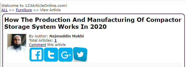 MyriadSystem's tweet image. Introducing Our Recent Fresh Article on How the Production and Manufacturing of Compactor Storage System, Mobile Compactor and Industrial storage Works in 2020.
.
Learn More: 123articleonline.com/articles/11866…

#compactorstorage #mobilecompactor #madeinindia #manufacturer #storagesystem