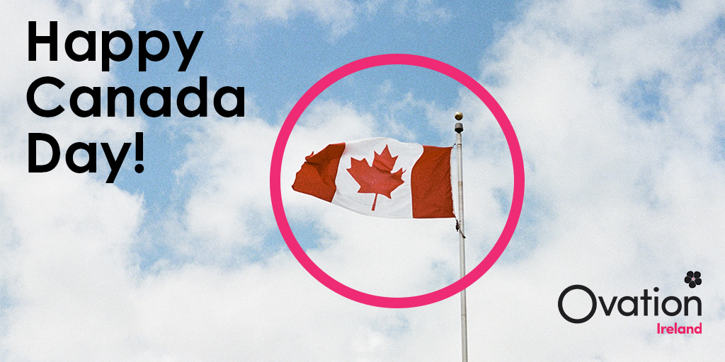 Happy Canada Day! 🍁

Wishing our Canadian friends and families a very happy Canada Day!  🇨🇦 

#OvationIreland #CanadaDay2020 #CanadaDay