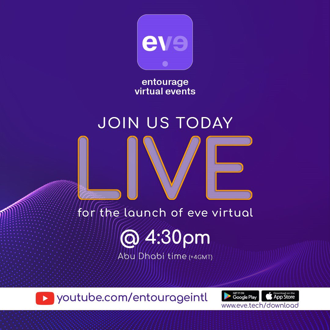 eve_virtual1's tweet photo. We cannot contain our excitement any longer!
See you LIVE at 4:30pm on https://t.co/giGgaNLufv
Visit https://t.co/KbtcA9tKt4 to download the Eve Virtual App, today! #virtual #events #evolvewitheve https://t.co/44tYGI7gVN