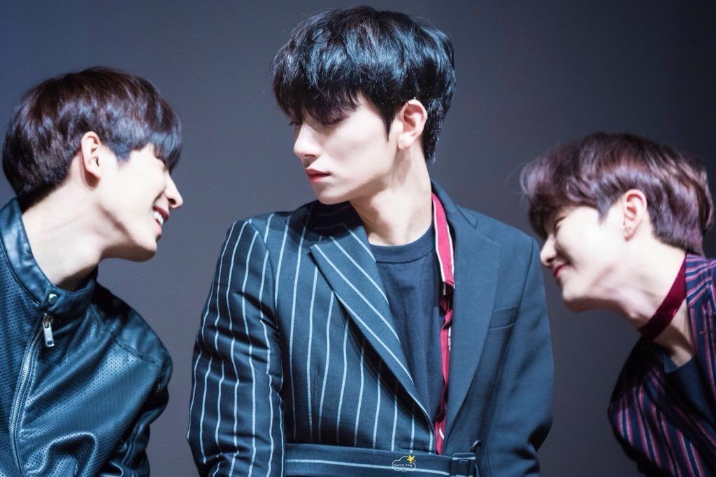 — when i said try being jun, then try being joshua . they literally just can't stop whispering at each other   #soonwoo  #wonhosh