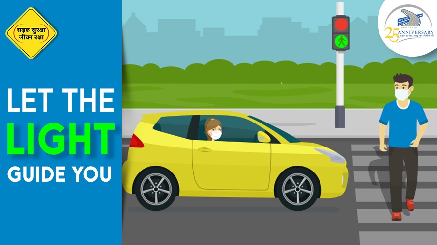 The traffic light is your best guide on the road. Stop if you see red, and go if you see green. Keep road safety your top priority and not a choice! #NHAI #RoadSafety #DriveSafe https://t.co/hDUFCQXuWQ