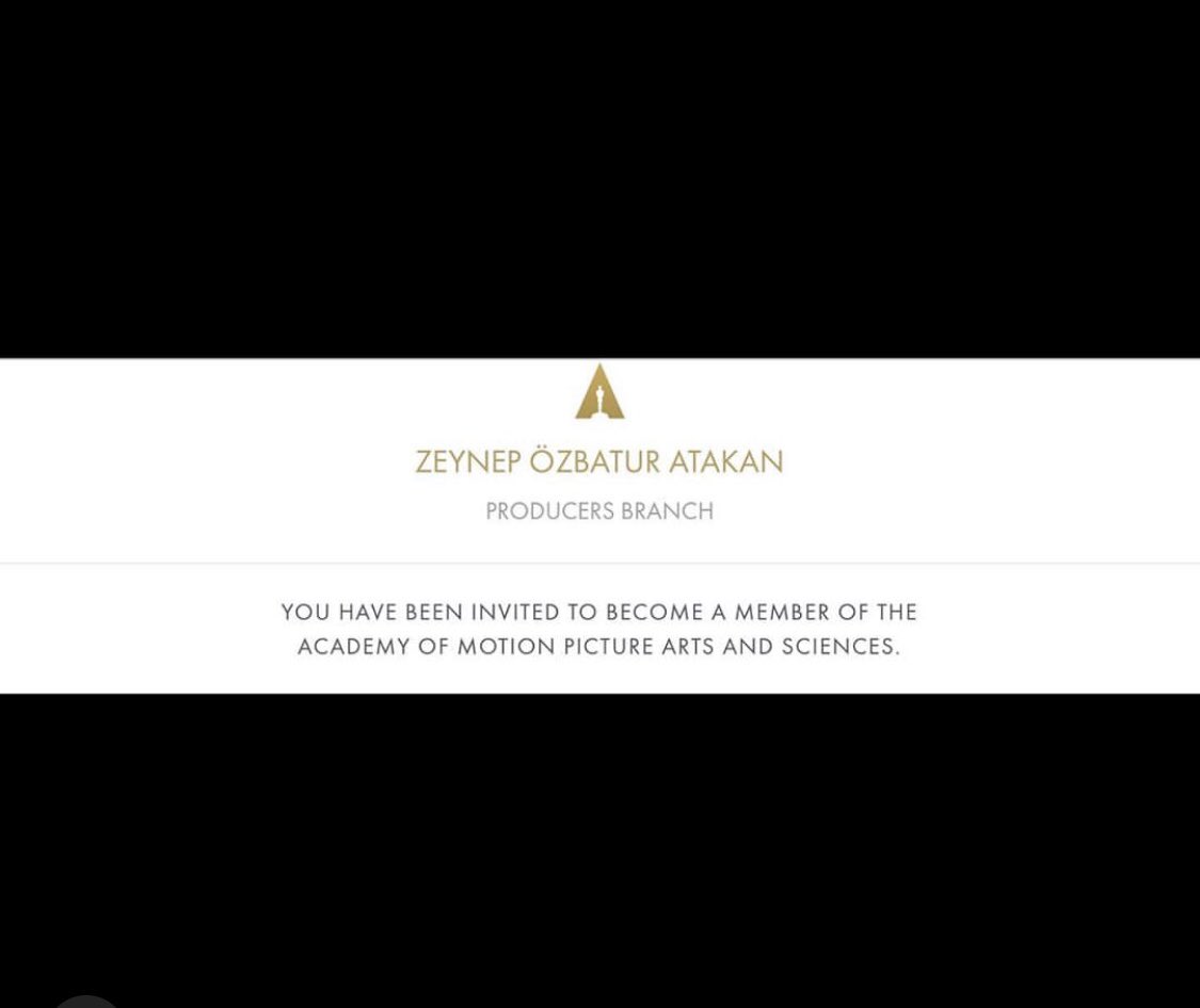 OSCAR Akademi Üyeliği’ne seçilen Sayın Zeynep ATAKAN’ı tebrik ediyor, görevinde başarılar diliyoruz.
#Oscars #Oscaracademy #ZeynepAtakan