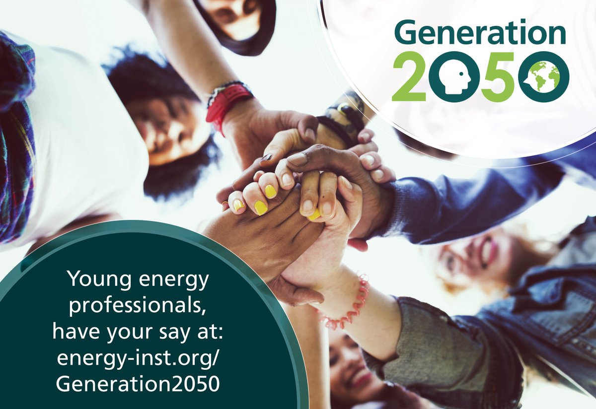 EnergyInstitute's tweet photo. Today we launch #Generation2050 - giving global young professionals around the world a louder voice in the big debates about climate change and access to energy.

Find out more and respond to our survey now at: ➡️https://t.co/hC13TrAwyv https://t.co/HO7sYSQnTq