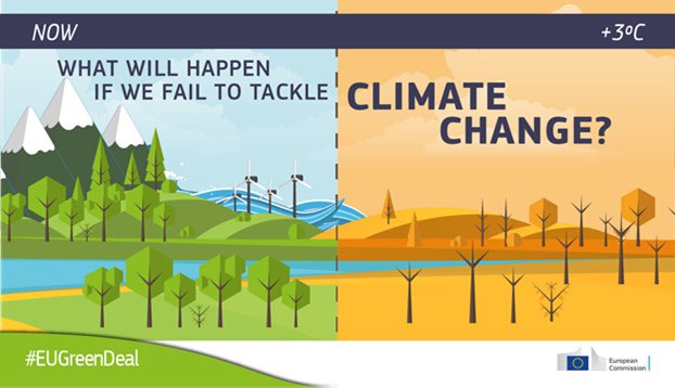 A recent  @EU_ScienceHub report on  #ClimateChange spells out the impact across Europe if no action is taken.It also highlights the losses that can be avoided if ambitious mitigation & adaptation measures are implemented. http://europa.eu/!hr76XK   #EUGreenDeal/8