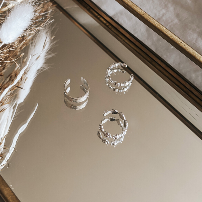 NEW IN: Ear Cuffs - mailchi.mp/81dc939fc42a/n… ✨ Slide them on and off for an effortless way to update your ear stack. No piercings required! #curatedear #earstack #newin #handmadejewellery