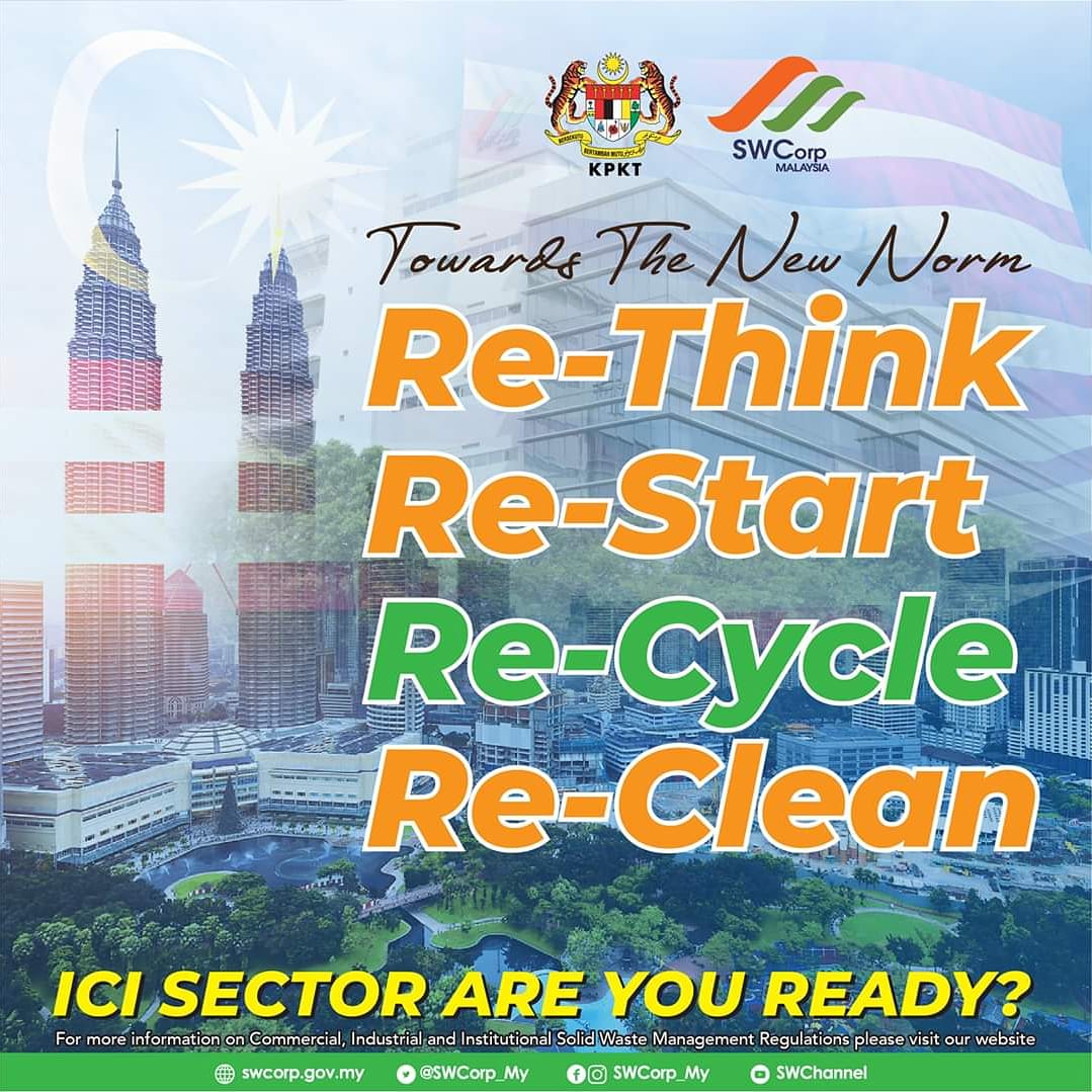 ghazzmohd's tweet image. What is the  new norm for solid waste management in Malaysia? Are we ready for a better post-Covid-19 in solid waste management for Commercial, Industrial and Institutional sectors?

For more info, please visit swcorp.gov.my/ici/

#SWCorp  #keepits…