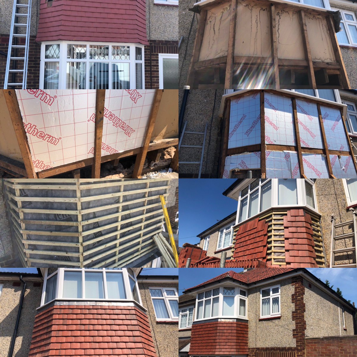 KentRoofingSer2's tweet photo. Project completed by KRS!!✅✅✅
If you have vertical tile hanging on your property then more than likely there is no insulation behind it like this project and thus causing a very cold area in your house. GET INSULATED!!
Give us a call today 📞 we can help save on energy bills ! https://t.co/u6W2Wk1jim