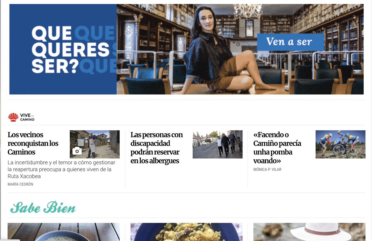 DiegoGelmirez's tweet photo. La @UniversidadeUSC sigue utilizando la imagen que dice haber retirado ... imagen de hoy en @lavozdegalicia #fail #compostela #universidad #usc https://t.co/54vMvNgdE8