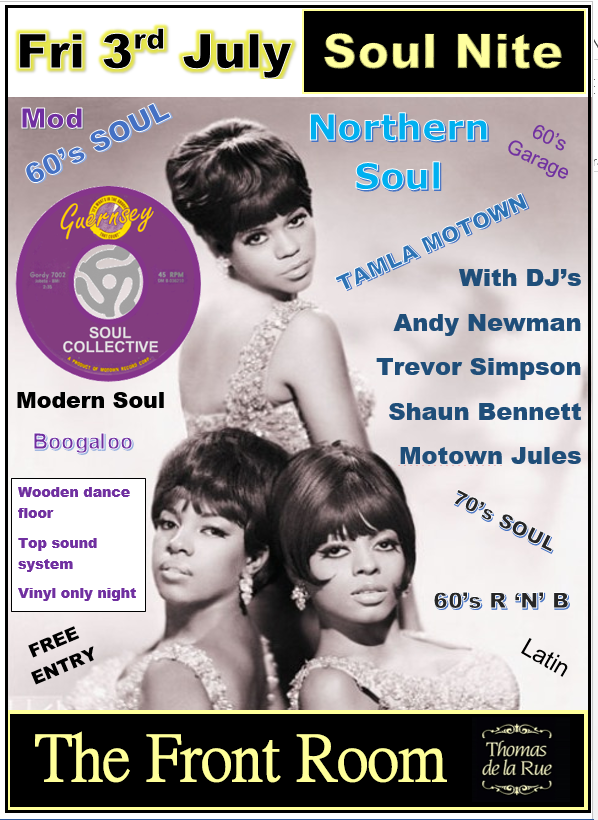 DJAndyNewman's tweet photo. Probably the first soul nite in the British Isles "post lockdown" come and join us #guernsey https://t.co/Bzj0FMYPmq