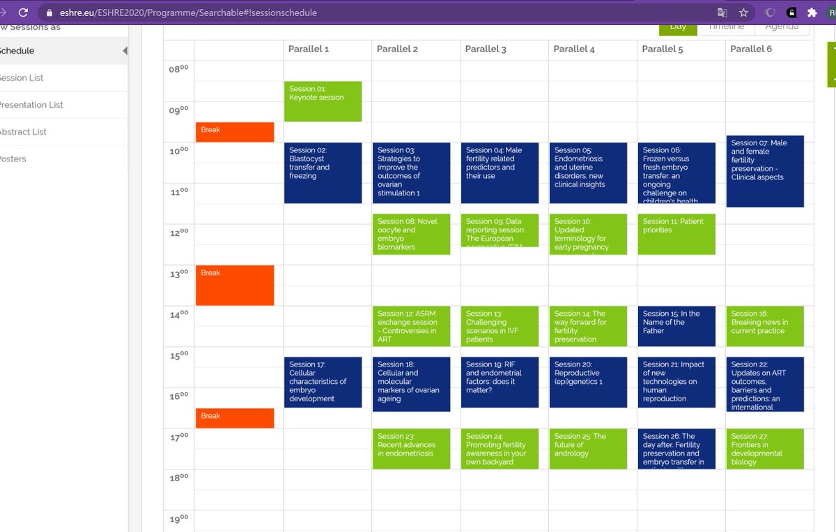 RitaVassena's tweet image. The @ESHRE annual meeting is just 4 days away...time to start the program puzzle plan! 🤩 

The best part of this year online event: jump sessions and talks in a second, no risk of room overflow! 😅

#SafeLearningWithESHRE
