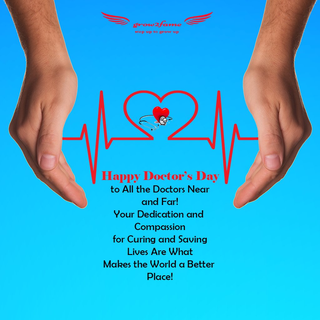 grow2fame's tweet photo. Happy Doctor’s Day to All the Doctors Near and Far!
Your Dedication and Compassion for Curing and Saving
Lives Are What Makes the World a Better Place! https://t.co/GeK00LAcM1