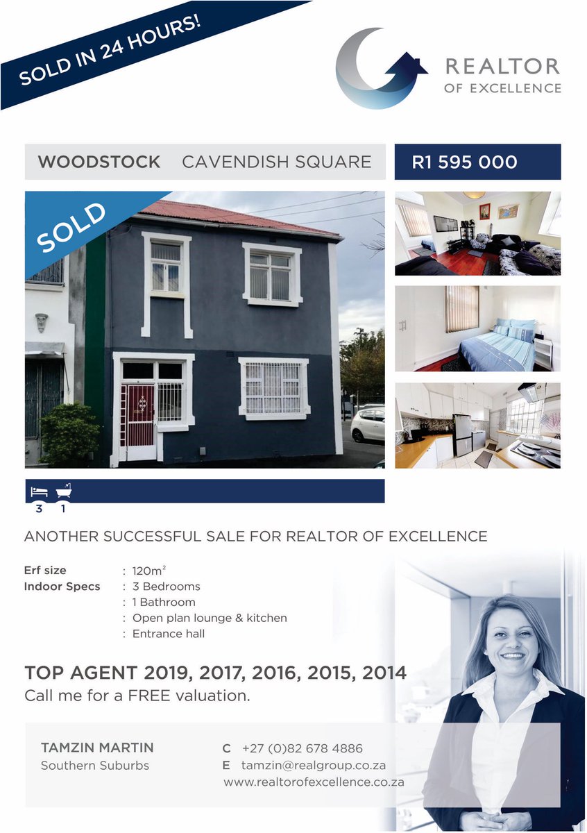 🏡 Sold! 🏡

🔑 #Woodstock
🔑 #SoldByTamzin
🔑 #RealtorOfExcellence
🔑 #FreeValuations
🔑 #Property
🔑 #RealEstate
🔑 #ILoveRealEstate