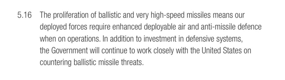 And for protection, a surge into deployable defensive systems to protect postured forces. A quiet but firm statement in addition to work with the US on countering ballistic missile threats.