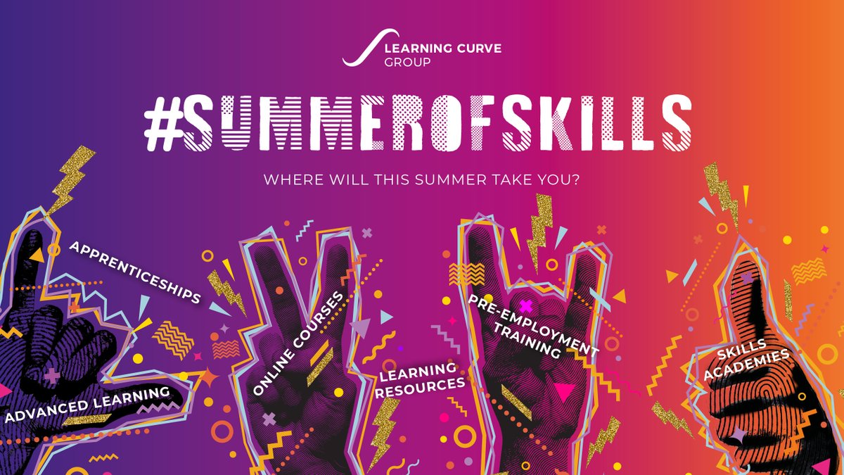 Excited to launch our new #SummerOfSkills campaign this morning <a href="/_LearningCurve/">Learning Curve Group</a>, supporting businesses and individuals to take this Summer to really focus on their development. Where will this Summer take you? #training