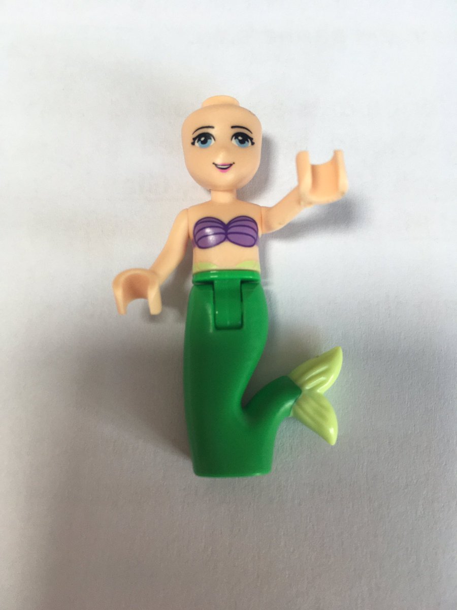 Cancer_Pal's tweet photo. Found my daughter playing Lego. Apparently Ariel has #cancer!! Cancer is very normal in our house - but it wasn’t always like that which is why I set up CancerPal - to help family &amp; friends feel comfortable supporting their loved ones with cancer. https://t.co/G5ew0Jdnwp