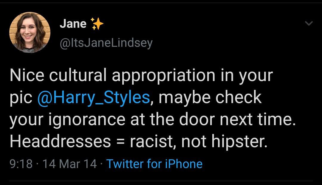 Harry appropriated the Native American culture by posing in a native headdress and putting up a picture of himself in it on his social media. People called him out for cultural appropriation but again, he never apologized.